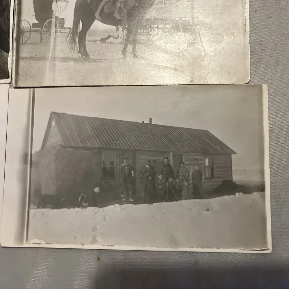 C1910 RPPC 6 Settlers Pioneers Farms Homesteads